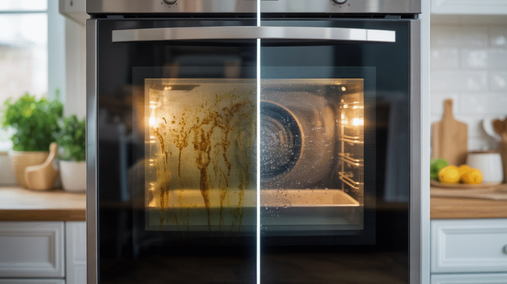 How to Clean Oven Glass Door | Inside & Out