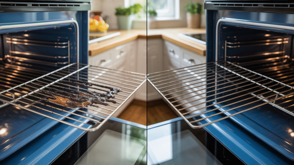 how to clean oven racks