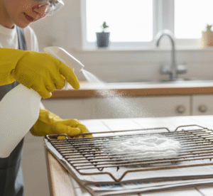 how to clean oven racks