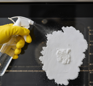 how to clean oven glass door
