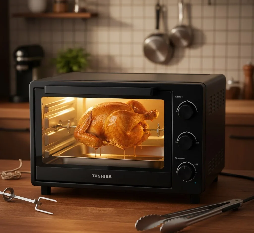 4. Toshiba AC25CEW-BS Large 6-Slice Convection Toaster Oven 4. Toshiba AC25CEW-BS Large 6-Slice Convection Toaster Oven