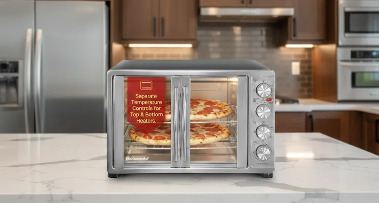 best electric oven - Elite Gourmet ETO-4510M French Door Convection Oven (47.5 Qt)