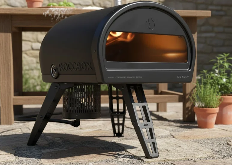 Best Overall, Gozney Roccbox Outdoor Pizza Oven: The best portable pizza oven for camping if you want restaurant-quality pies