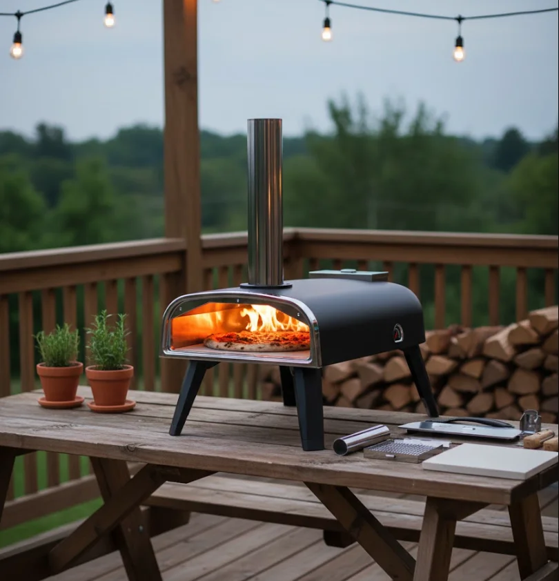 Best Overall, Gozney Roccbox Outdoor Pizza Oven: The best portable pizza oven for camping if you want restaurant-quality pies