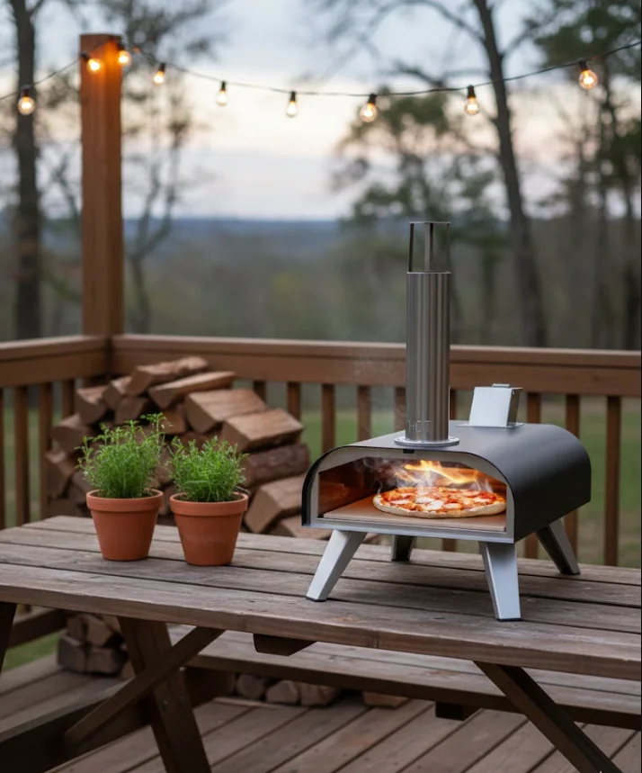 Best Overall, Gozney Roccbox Outdoor Pizza Oven: The best portable pizza oven for camping if you want restaurant-quality pies