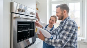 how to install a wall oven