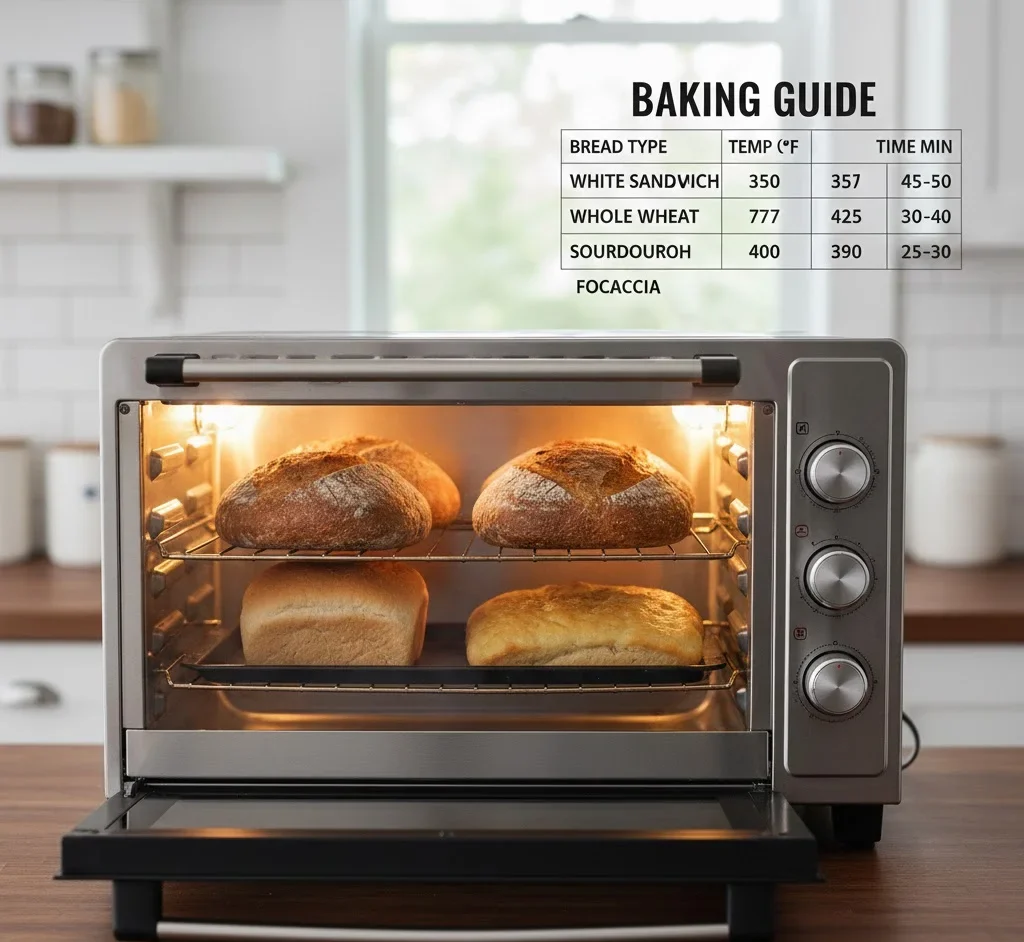 Best Temperature and Timing Starting Points per Loaf Type (Basic Cheat-Sheet) - best oven for baking bread at home