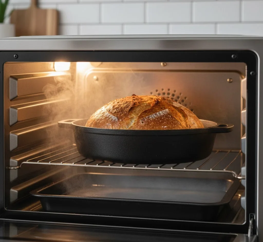 How to Add Steam (Tray, Spray, Dutch Oven Hack) - best oven for baking bread at home