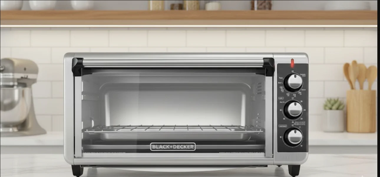 BLACK+DECKER TO3250XSBD Extra Wide Convection Toaster Oven