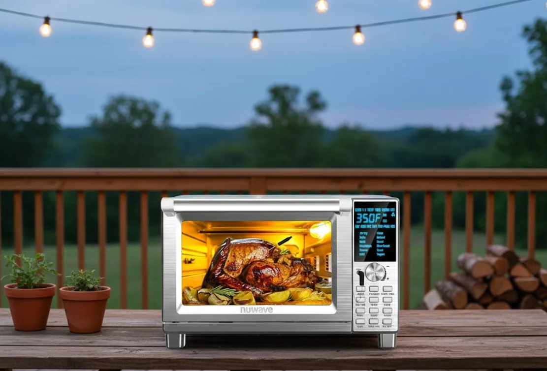 NuWave Bravo Air Fryer Toaster Smart Oven 30‑Qt