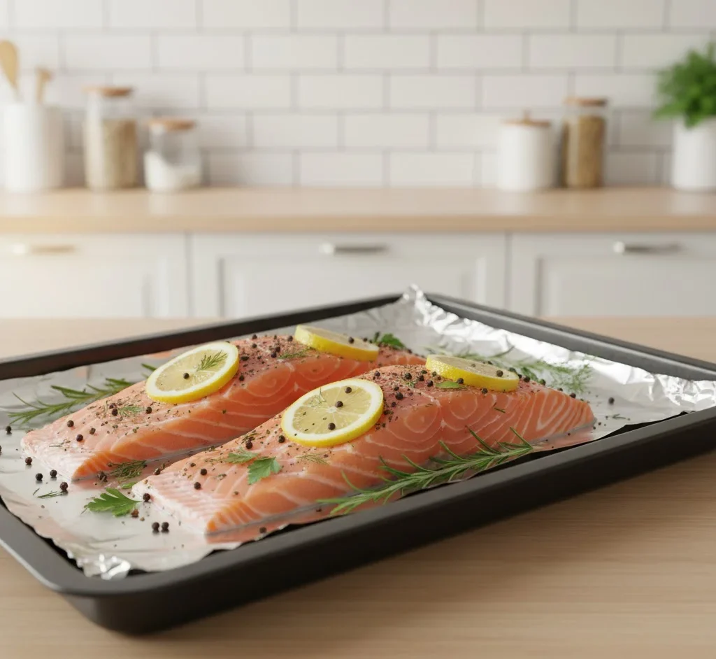 Step 3 – Choose the Right Baking Dish - how to bake salmon fillet in oven