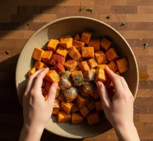 Method C: Cubed Roasted Sweet Potatoes (For Bowls, Salads & Meal Prep) - how to bake sweet potatoes in the oven,oven baked sweet potato recipe