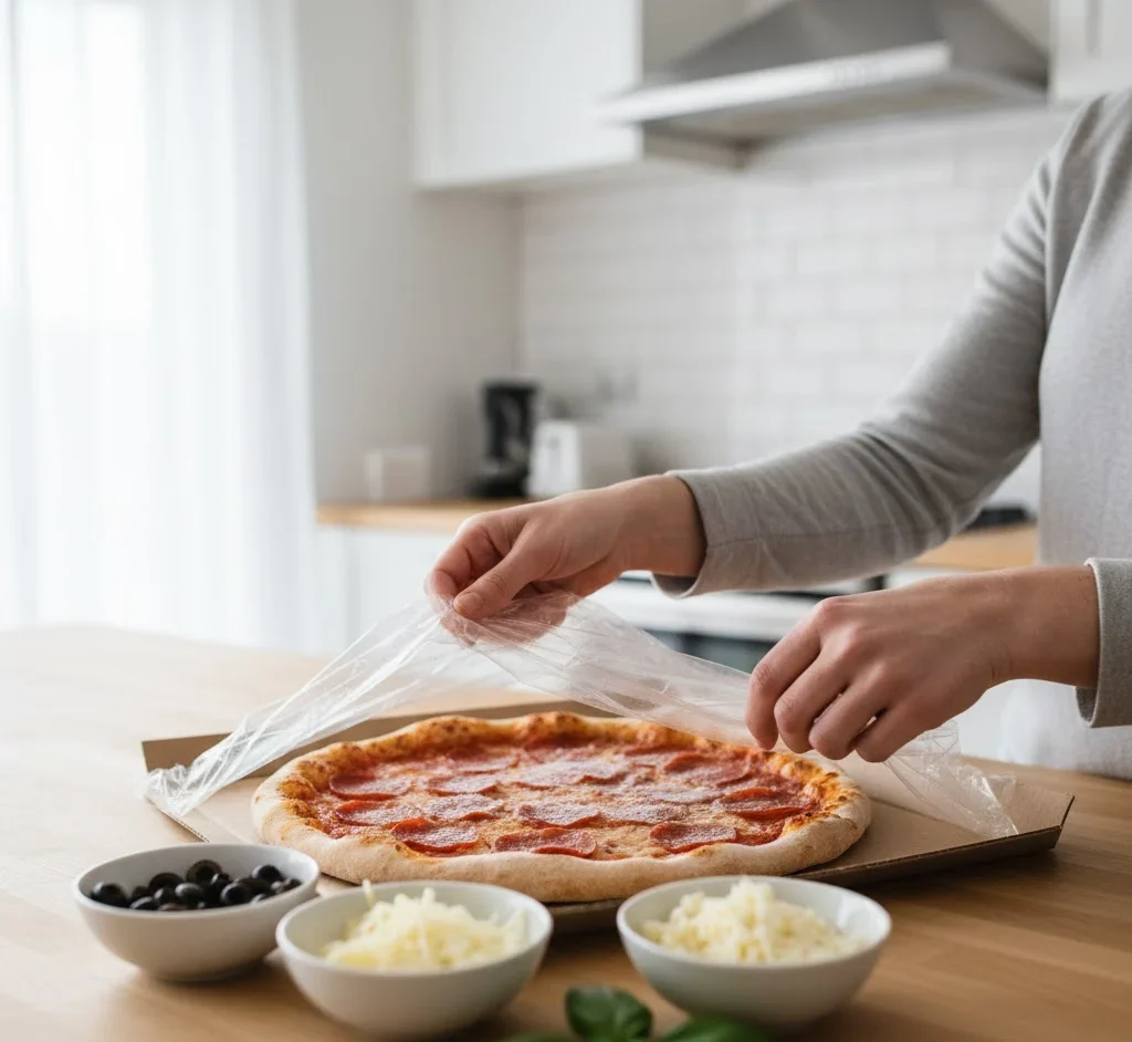 2. Prepare the Pizza - how to cook frozen pizza in oven