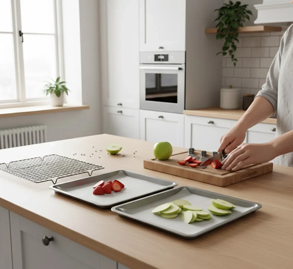 1. Prepare the Fruit - how to dehydrate fruit in oven