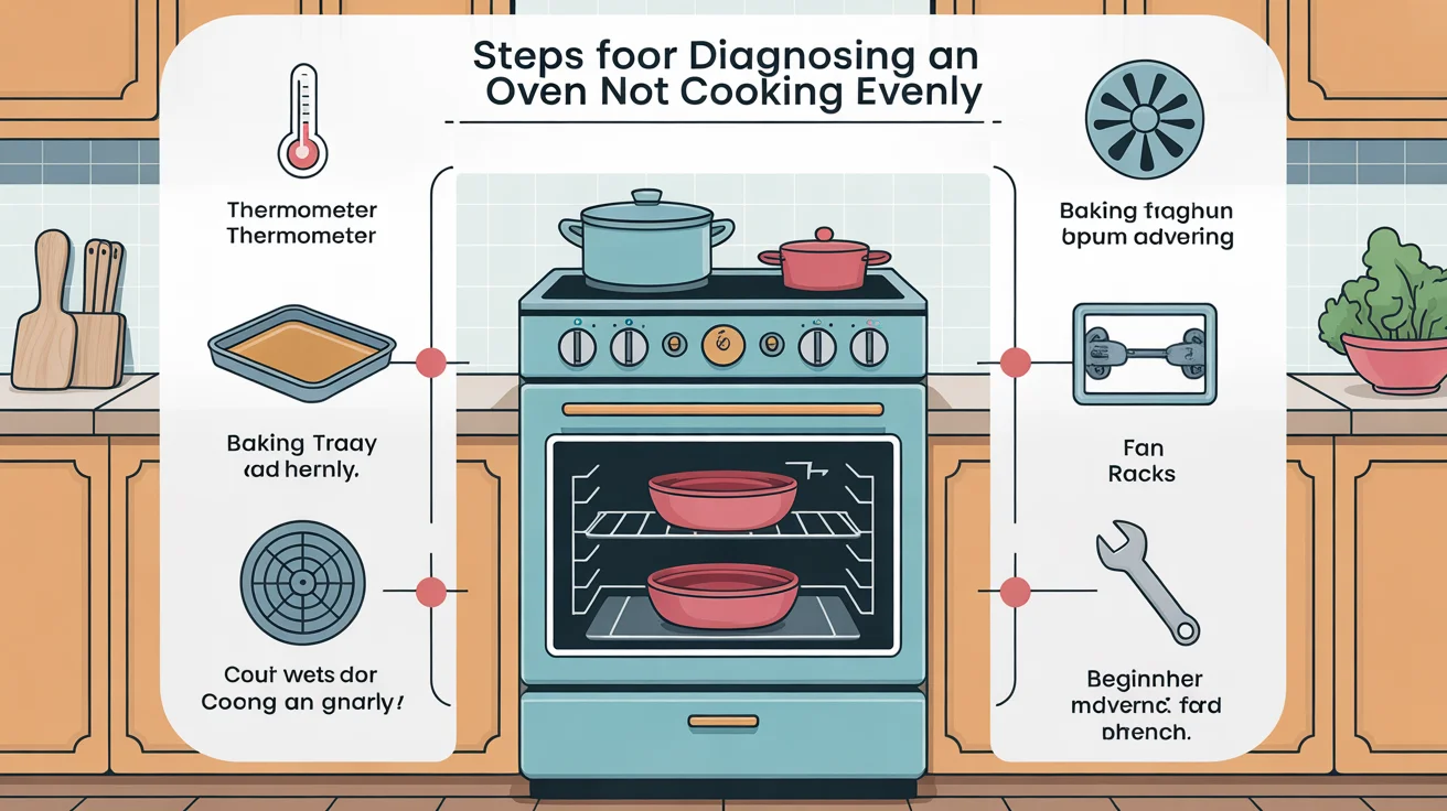 Troubleshooting Flowchart: What to Do When Your Oven Is Not Cooking Evenly - oven not cooking evenly