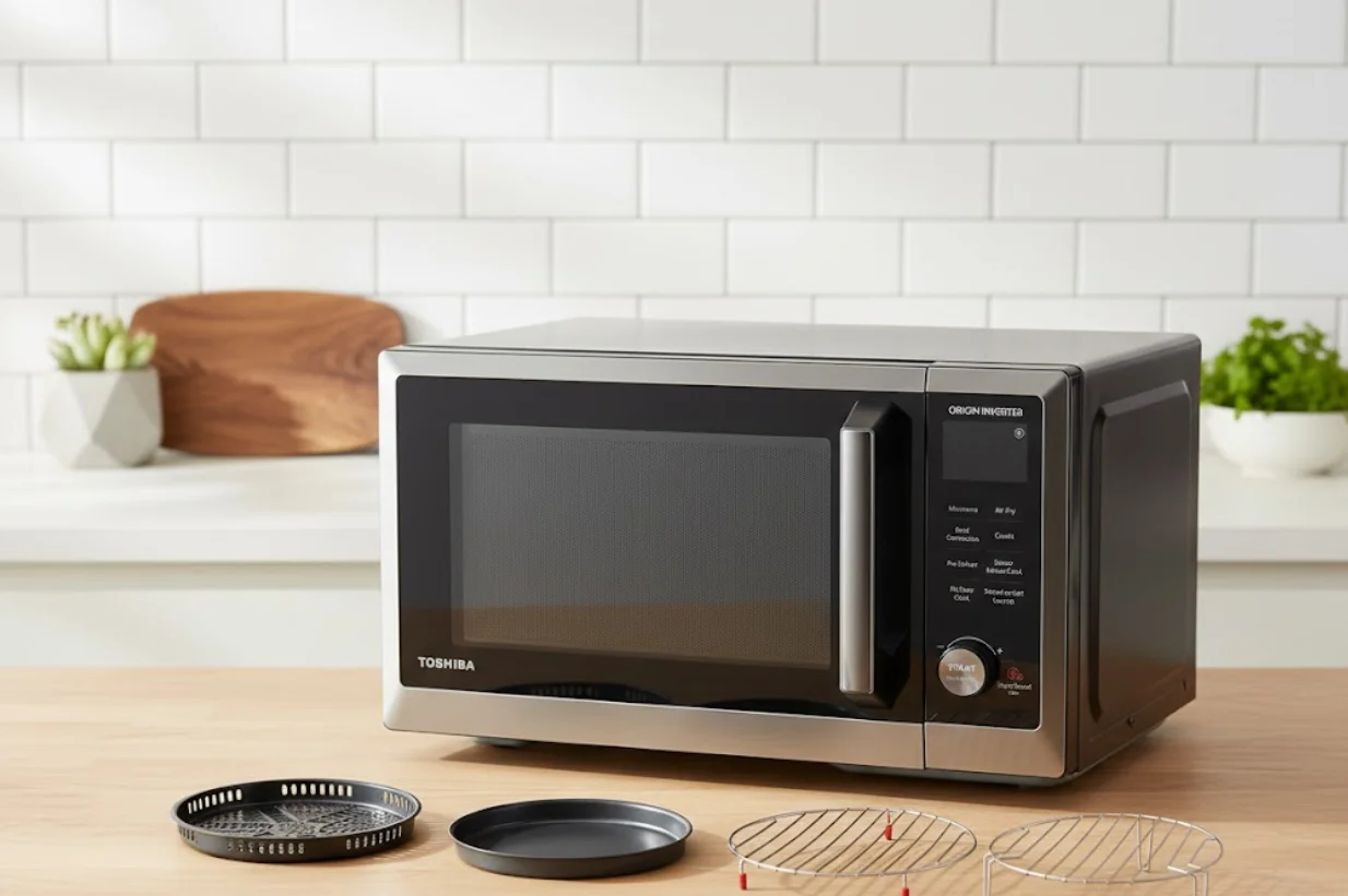 Toshiba Microwave Air Fryer Combo — 1.0 cu. ft., 1000W