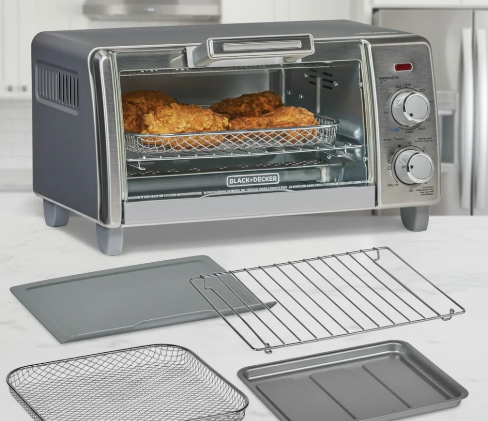 BLACK+DECKER Crisp ’N Bake Air Fry Countertop Convection Toaster Oven