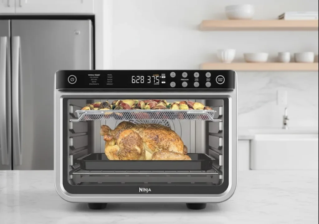 3- Ninja Air Fryer & Toaster Oven | Foodi Series XL Pro (DT201) - best toaster oven for small kitchen