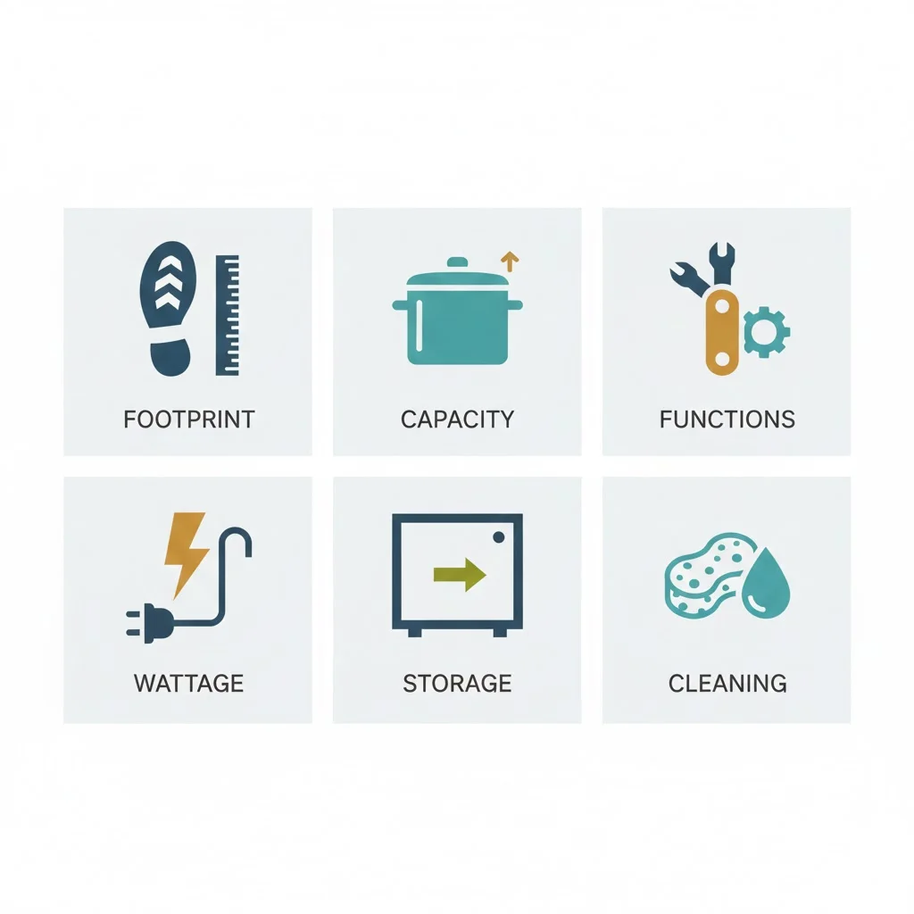 Quick Buyer’s Checklist - best toaster oven for small kitchen