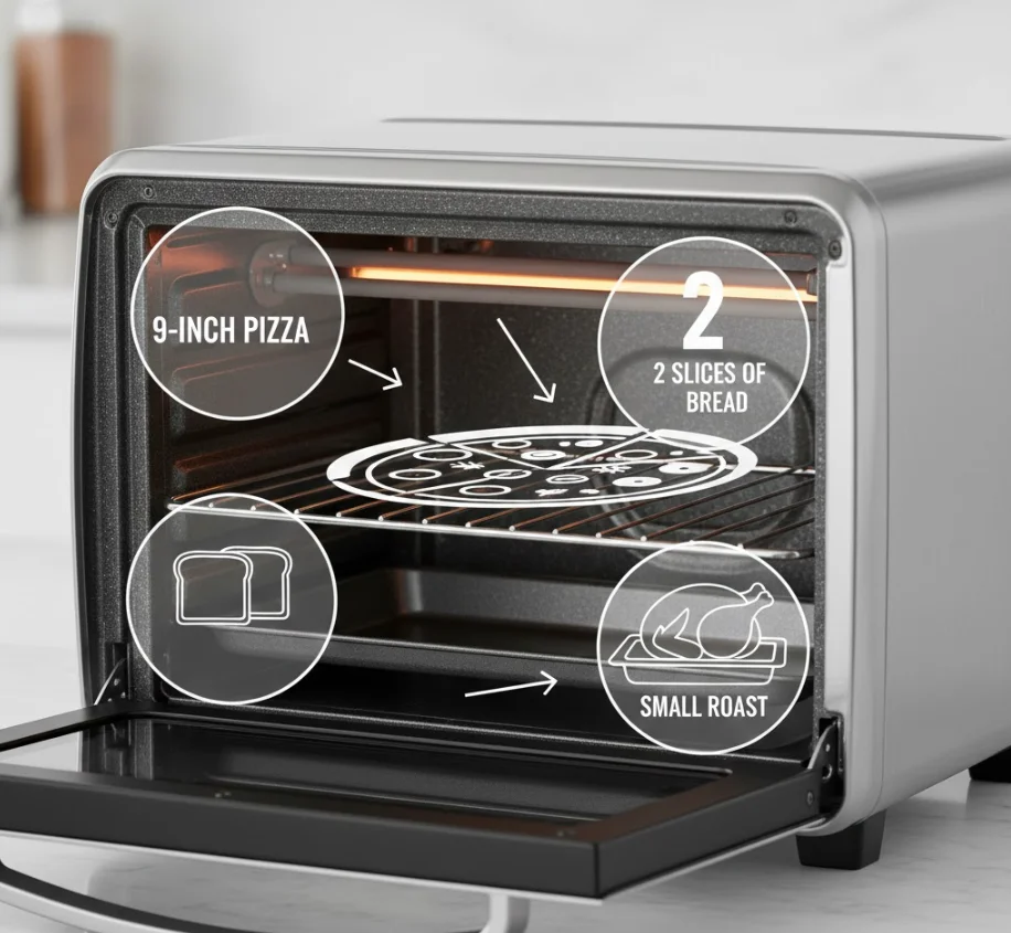 Capacity Explained: What “Compact” Means in Practice - best toaster oven for small kitchen