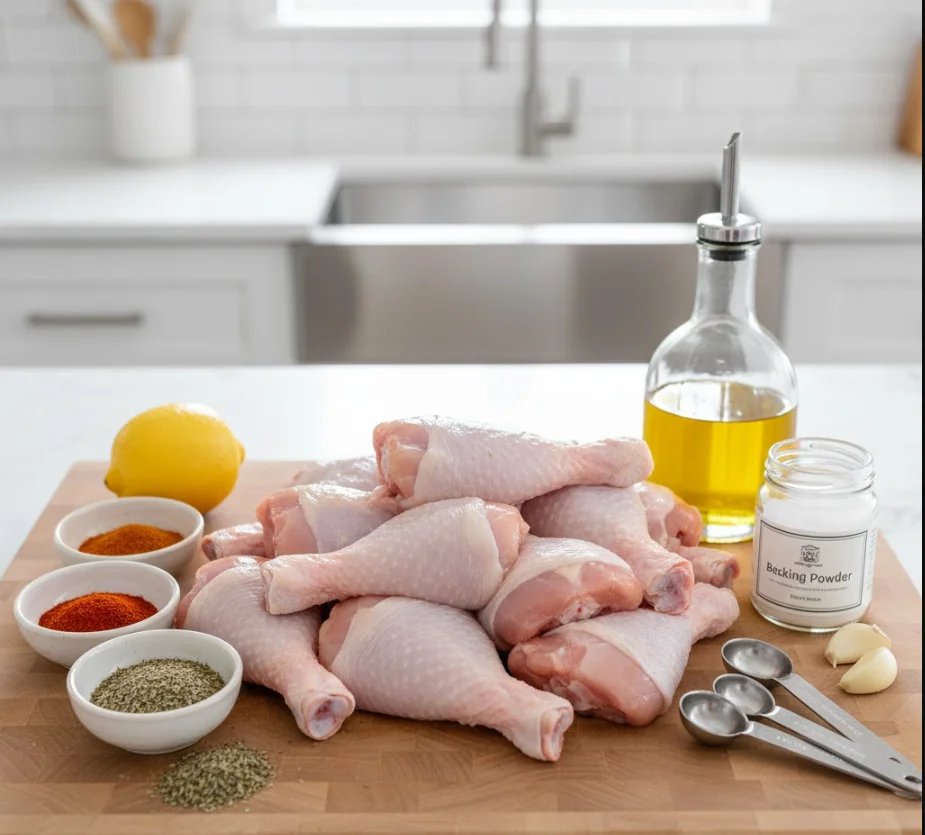 Ingredients - how to bake chicken drumsticks in oven