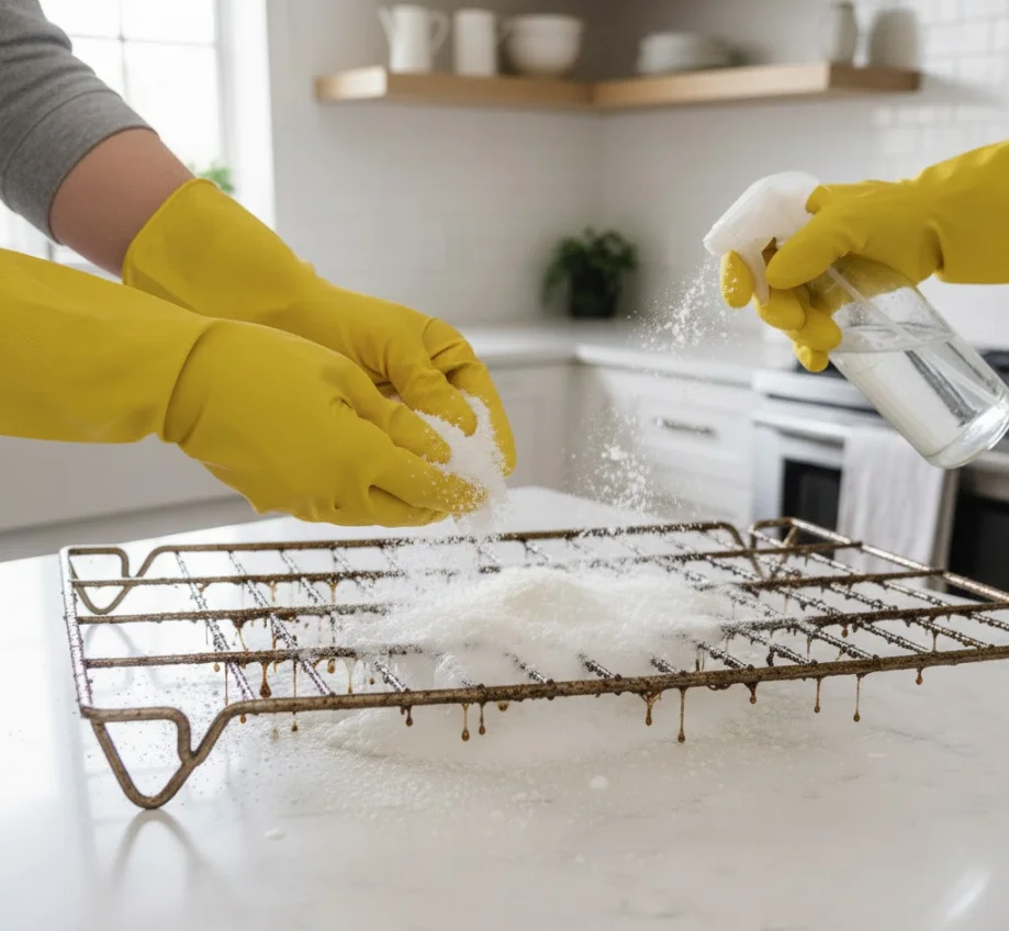 Method 3 – Baking Soda and Vinegar Hack