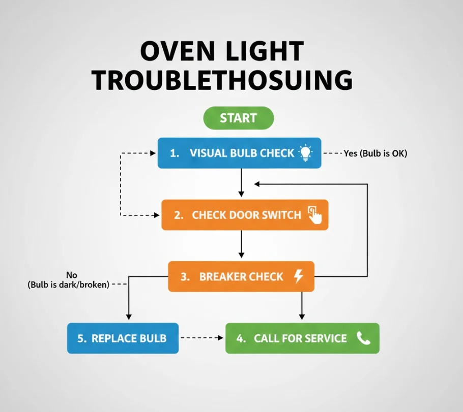 Quick Checks - Fast Things to Try First (5-Minute Troubleshooting) - oven light not working