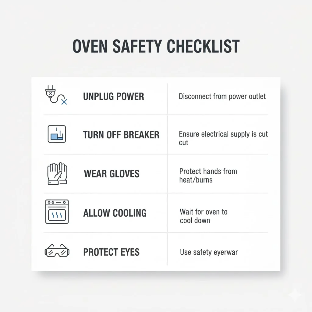 Safety First - Before You Touch Anything - oven light not working