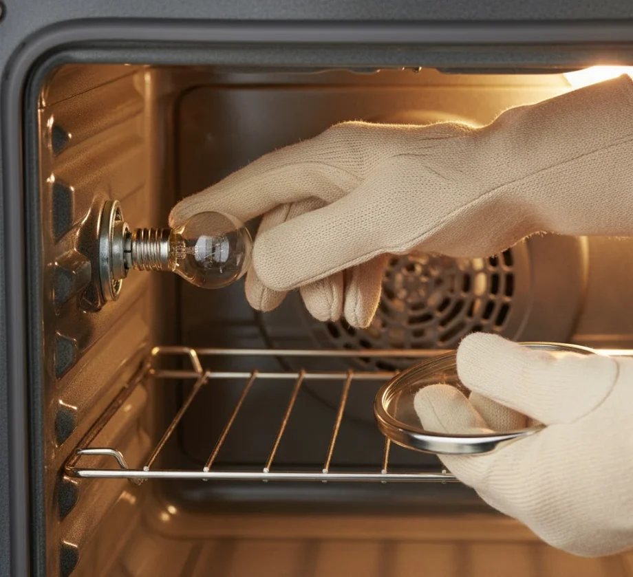 Step 5 — Replace the Bulb (Replace Oven Light Bulb) - oven light not working