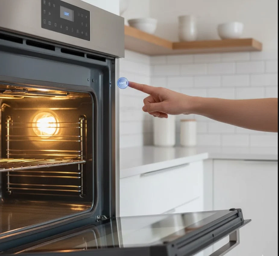 Step 6 — Test the Light After Replacement - oven light not working