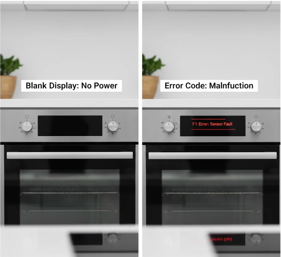 Step 3: Inspect the Control Panel and Settings - oven not turning on
