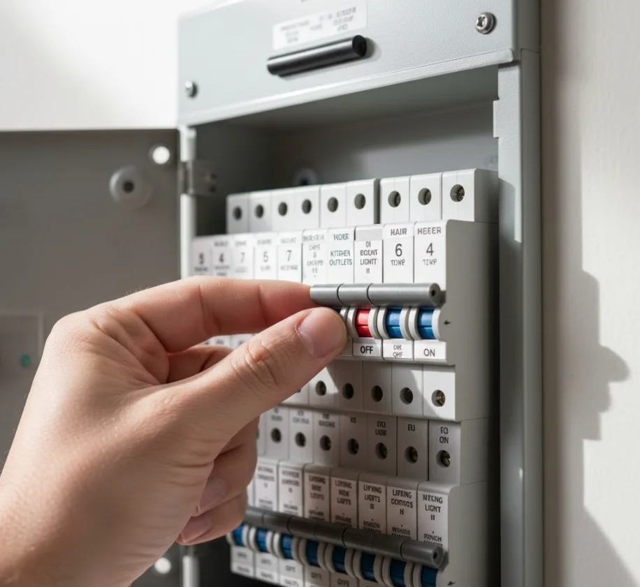 Step 2: Check the Circuit Breaker and Fuses - oven not turning on