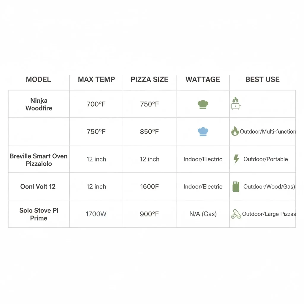 Side-by-Side Comparison - best oven for baking pizza at home