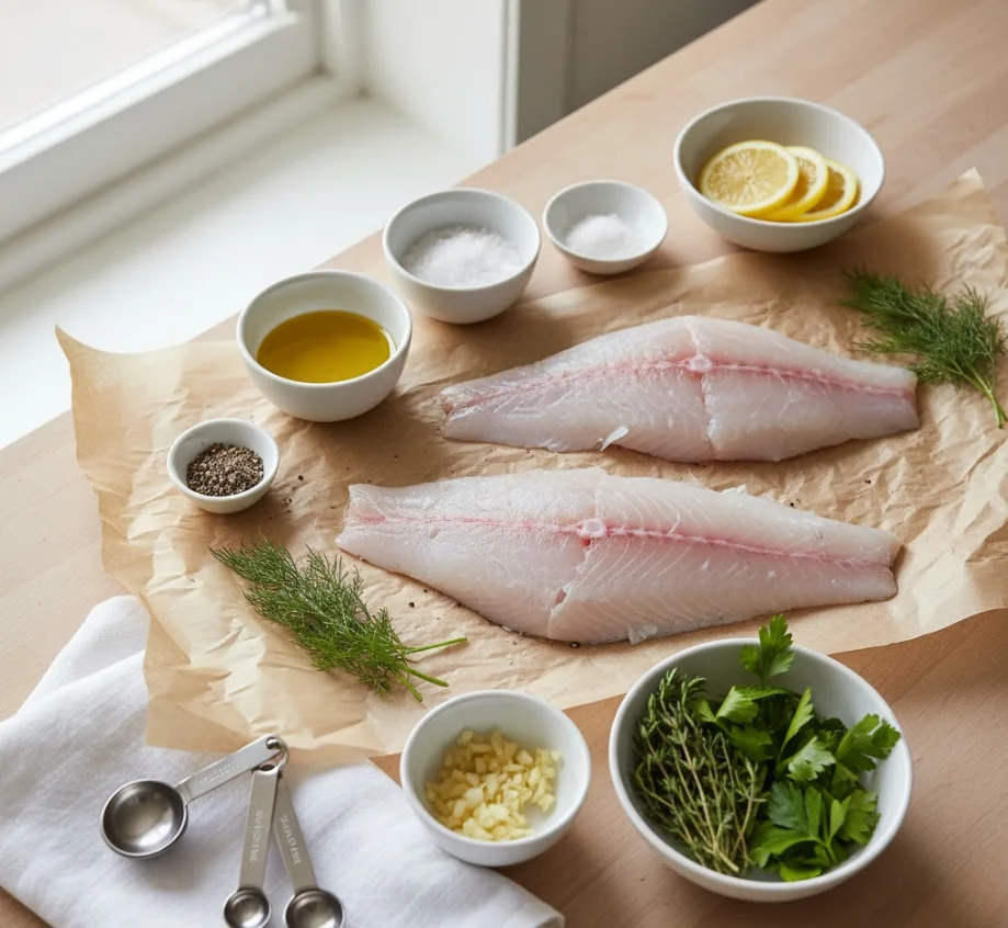 Ingredients - how to bake fish fillets in oven