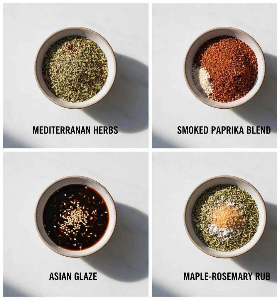 Flavor Variations & Simple Seasoning Blends - how to bake vegetables in the oven