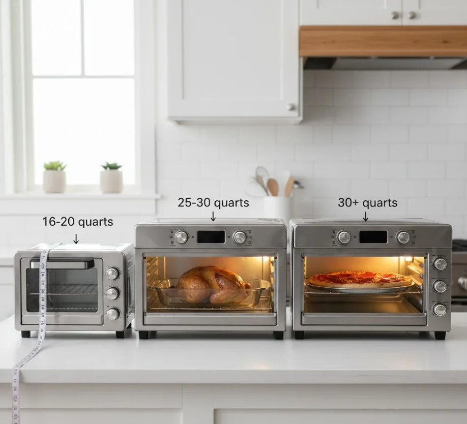Capacity & Oven Footprint - best air fryer oven 2026