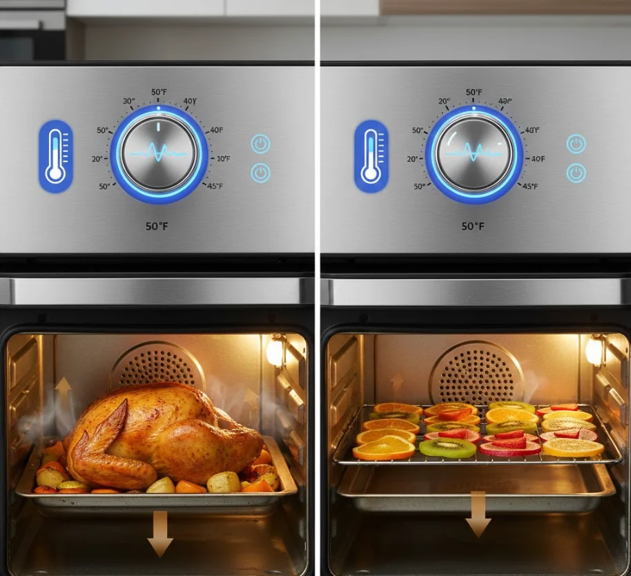Temperature Range & Accuracy - best air fryer oven 2026