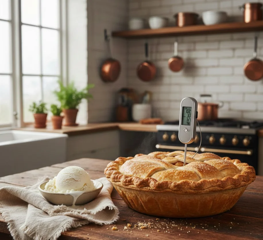 Step 9: Check for Doneness - how to bake apple pie in oven