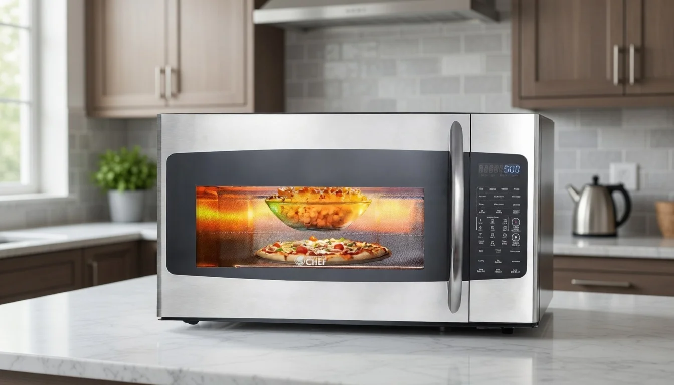 Commercial Chef 1.7 cu.ft Over-the-Range Convection Microwave - best microwave oven combo
