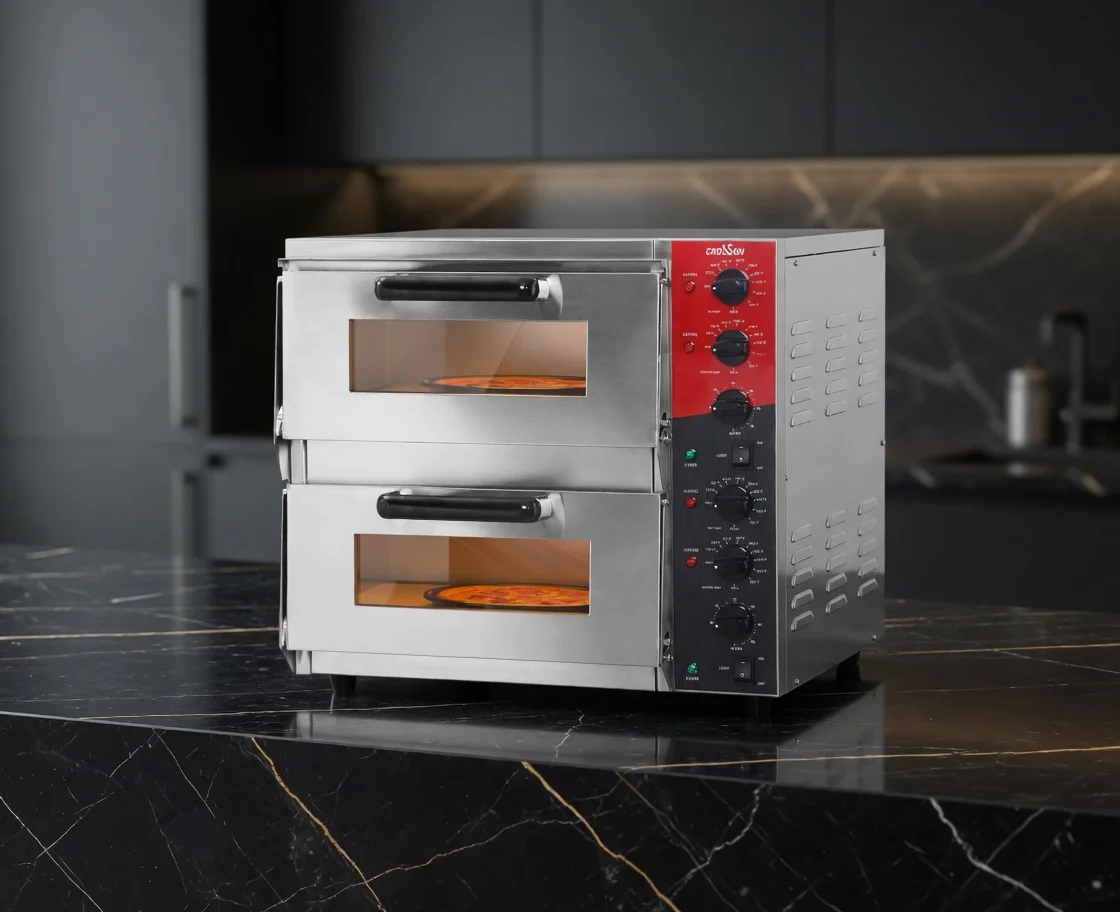 CROSSON Commercial Double Deck Pizza Oven