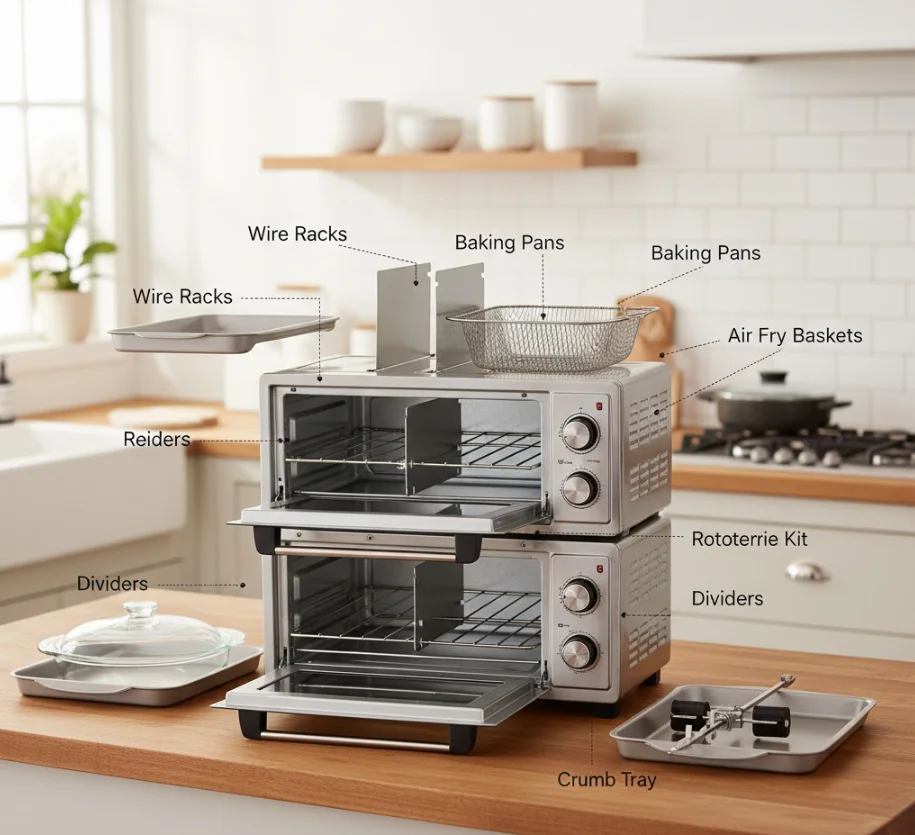Step 4: Accessories & Extras - best double ovens