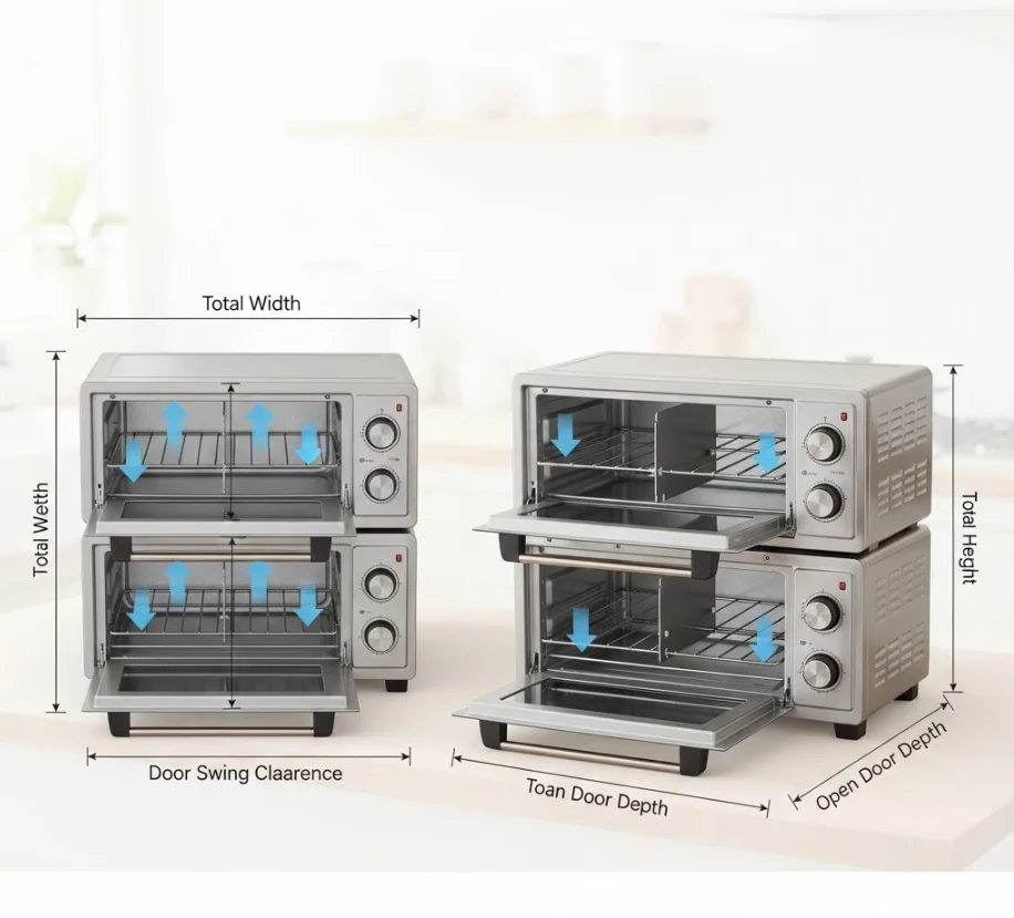 Step 5: Footprint & Fit — Measurements and Ventilation Tips - best double ovens