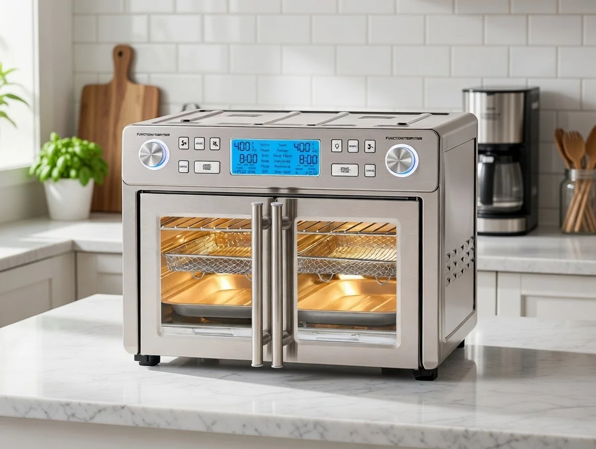 Emeril Lagasse Dual Zone 360 Air Fryer Oven Combo - best double ovens