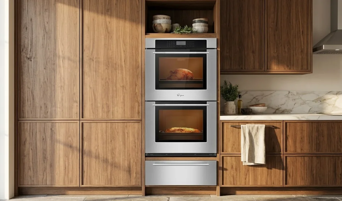 Empava 30" Electric Double Wall Oven Air Fryer Combo EMPV-30WO05 - Best Double Wall Ovens 2026