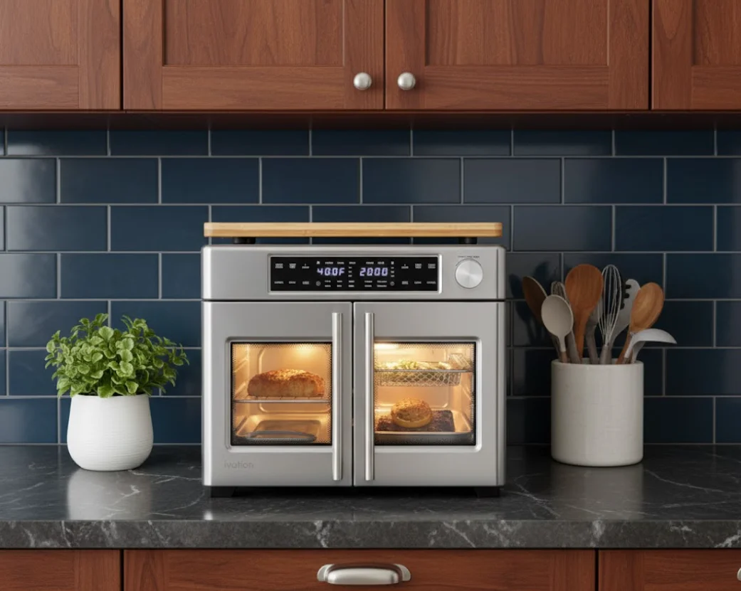 Ivation Dual Zone Air Fryer French Door Oven - best air fryer oven 2026