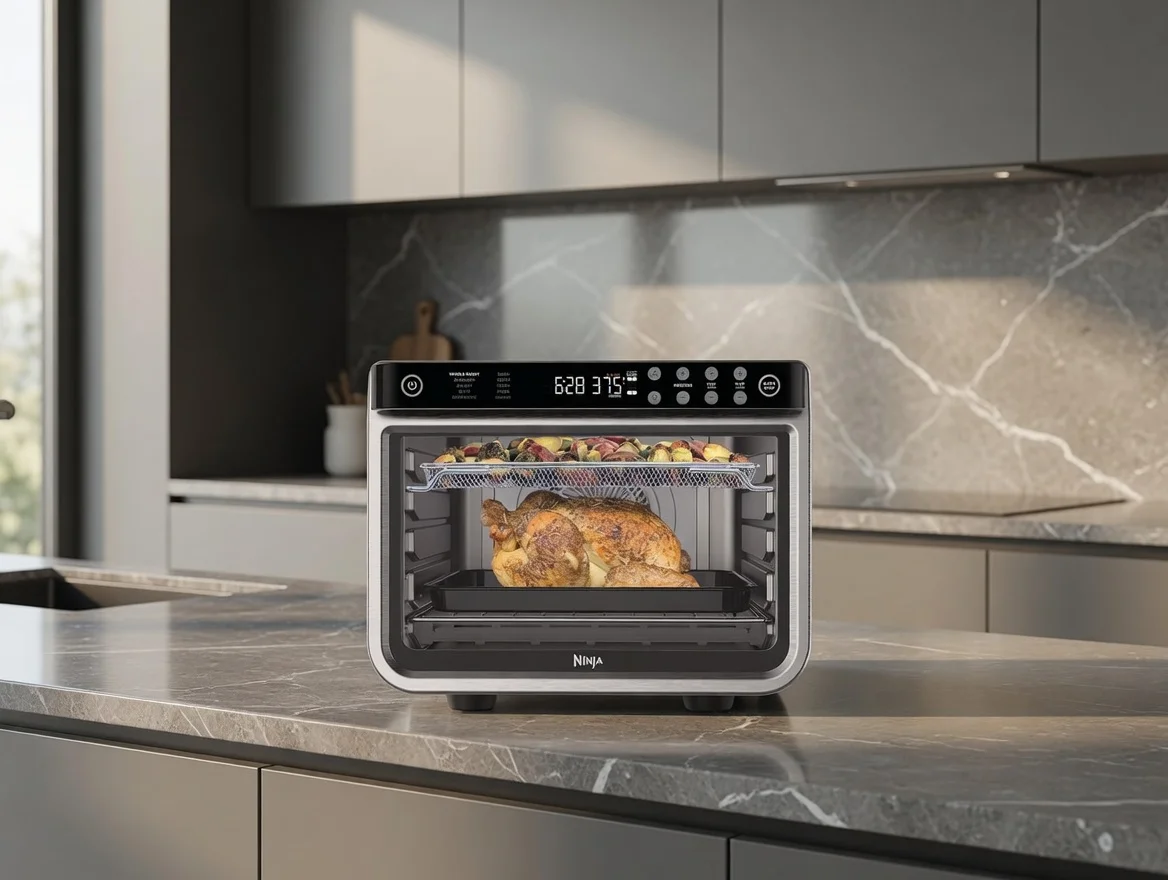 Ninja Air Fryer & Toaster Oven Combo (DT201) - Best Countertop Oven for Baking Sourdough Bread