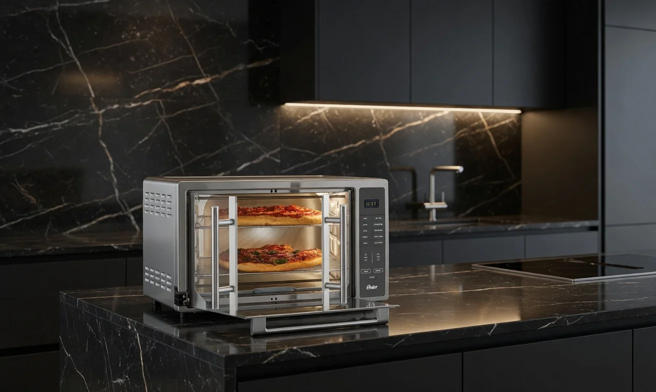 Oster Extra Large 42L French Door Countertop Toaster Oven - Best Countertop Oven for Baking Sourdough Bread