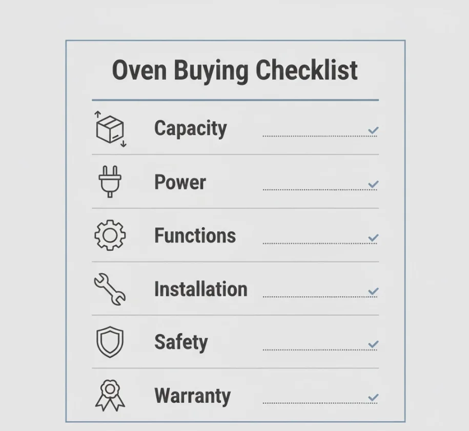 Key Buyer-Intent Criteria - best large capacity oven 2026