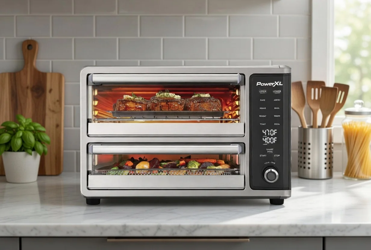 PowerXL SmartSynx Dual Door Oven - best double ovens