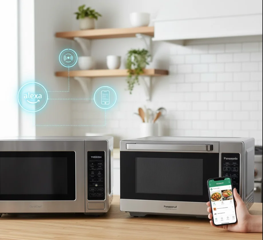 Best Smart / Connected Model: Toshiba vs Panasonic - best microwave oven combo